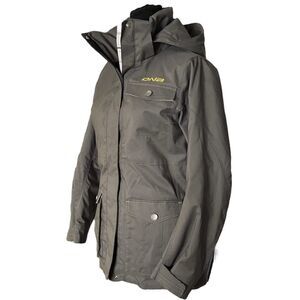 DNA DESCENTE NORTH AMERICA Hooded Gray Insulated Ski Snowboard Jacket Wo…